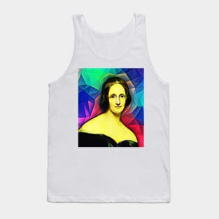 Mary Shelley Colourful Portrait | Mary Shelly Artwork 7 Tank Top